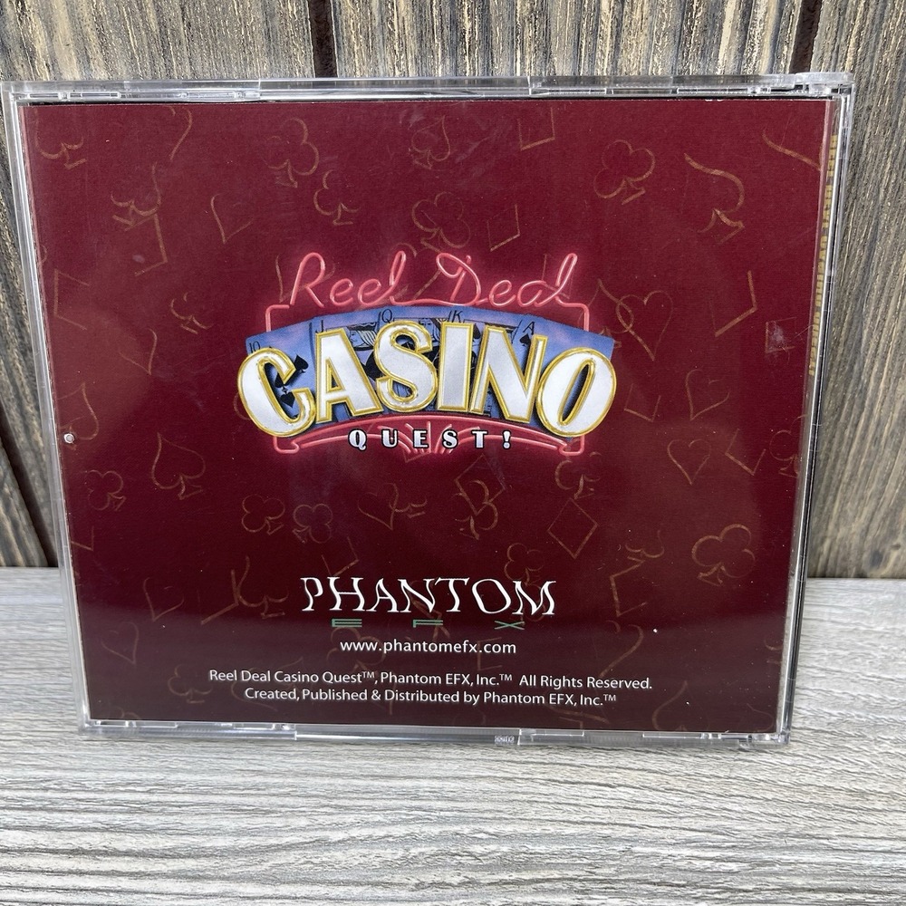 Reel Deal Casino Quest (PC CD ROM, 2002) Complete!  Tested Works - Picture 12 of 12